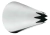1 Uni Bico de Aço Inox confeitar 22 / Bico Pitanga aberta para confeitaria nº 22