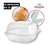 100 uni Embalagem Hamburguer Transparente IDEAL para bento cake GA12 transparente - Ideal Hamburguer, porções, bento cake e doces na internet