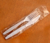 50 Kit Garfo e Faca Master talher branco rígido restaurante