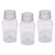 20 Garrafa PET quadrada 200ml Transparente para chocolate, suco e vitamina com tampa na internet