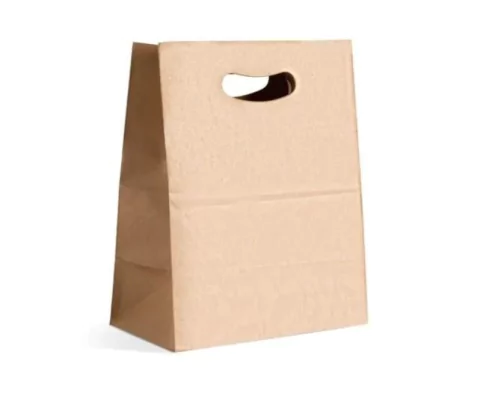 500 uni Sacola de kraft 4 Kgs Médio para Delivery - Açaí, Bolo no pote, Hamburguer