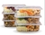 10 uni Marmita Freezer Microondas 500 ml G306 com Tampa - Pote Retangular Transparente
