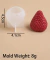 1 uni Forma de silicone 4 uni de Morango 3D alta Gastronomia francesa - loja online