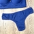 Calcinha Ellen Cós Alto Tanga Tradicional - Azul Essencial - comprar online