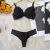 Conjunto de Lingerie Desirée - A80 Preto com Detalhes