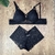 Sutiã Decotado com Bojo Detalhes Renda Izzy - Preto - loja online