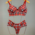 Conjunto Lingerie c Bojo Xadrez Alta Sustentação - Olivia CJ172