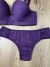 Calcinha Ellen Cós Alto Tanga Tradicional - Roxo Imperial