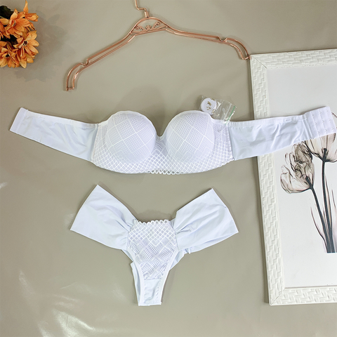 Conjunto Tomara que Caia com Alça Removível - B15 Branco