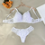 Conjunto de Lingerie Fio Duplo com Renda - A141 Branco