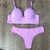 Calcinha Ellen Cós Alto Tanga Tradicional - Rosa Bebê - comprar online