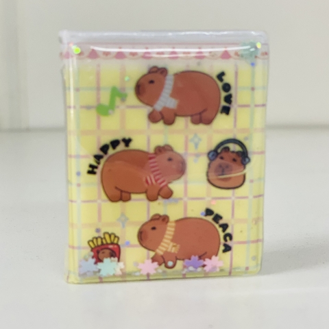 CAPIBARA MINI LIBRETA CON STICKERS - comprar online
