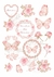 LAMINA DECO TRANSFER 20x30cm ROSAS 001