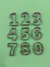 CORTANTES NUMEROS 5 CM ALTO