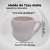 Molde de taza doble