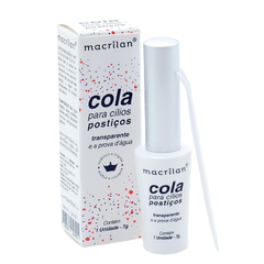 Cola CA-001 para Cílios Postiços transparente - Macrilan