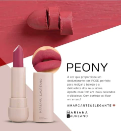 BATOM EM BALA ULTRA MATTE PEONY MARIANA LAUREANO na internet
