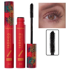 MÁSCARA DE CÍLIOS TRÓPICO VOLUME E ALONGAMENTO - RUBY ROSE - comprar online