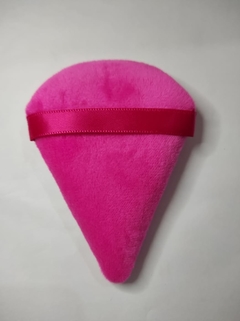 ESPONJA TRIANGULAR DE VELUDO COR:PINK