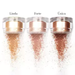 ILUMINADOR EM PO PELE CLARA VOCE E LINDA -PETRIZI - AlineAMakeStore