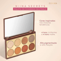 PALETA NEUTRALS SECRETS NIINA SECRETS - AlineAMakeStore