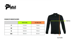 Casaco de frio masculino preto - comprar online