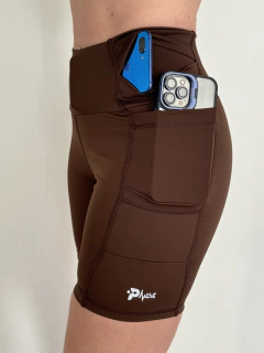 Short compressão 360 Marrom Café - comprar online