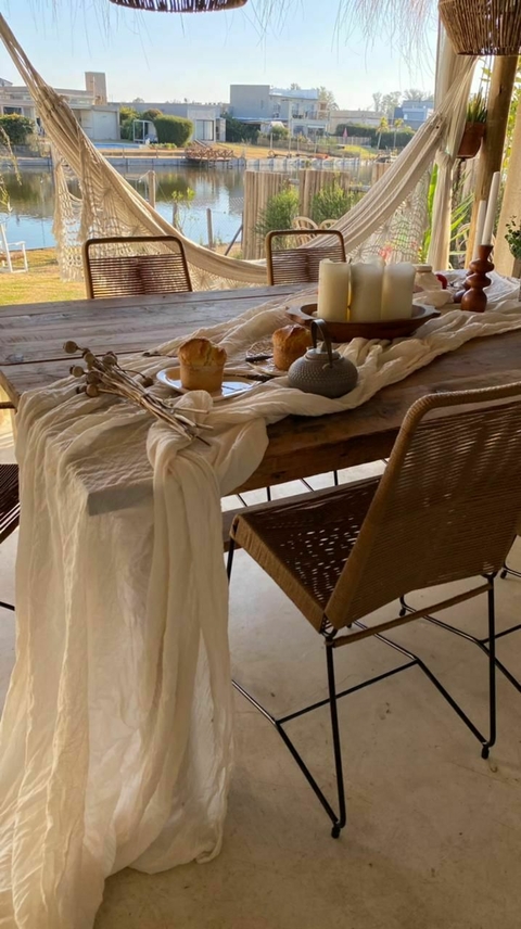 Set de 8 Sillas Tulum Plus + 4 Cabeceras Tulum Plus con Apoya brazos - Soga sintética - comprar online