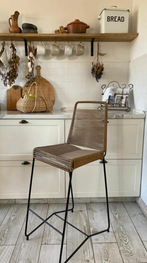 Set de 6 Banquetas Tulum Plus - Soga sintética - comprar online