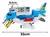 Avião De Carga Com 1 Helicóptero - Dm Toys - Brinquedos Baby Run 