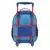 Mala Com Rodinhas Infantil Galaxia Azul - Brinquedos Baby Run 