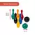 Jogo de Boliche Colorido com 6 pinos e 2 bolas 29 cm - Lider - comprar online