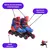 Patins Homem Aranha Rodas Inline Gel 36 ao 39 C/ Kit Proteção - BBR na internet
