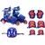 Kit Patins Sonic 2 em 1 Com Kit De Proteção 32/35 - Bbr Toys