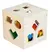 Cubo Pedagógico para Encaixe das Formas De Madeira C/ Peças Coloridas - ToyMix - comprar online