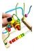 Imagem do Brinquedo Educativo Aramado Divertido Método Montessori