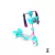 Patinete Infantil Aventura Menina C/ Led Rosa - UniToys
