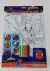 Conjunto De Pintura Homem Aranha C/ 8 Folhas - Toy Mix