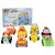 Kit com 8 Carrinhos de fricção Conjunto Veículos Divertidos- bbr