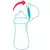 Garrafa de Água Picnik Origins Azul Clara 430ML - Maped - Loja - Brinquedos Baby Run 