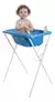 Banheira Com Suporte Bebê Infantil Baby Azul Resistente 34l - comprar online