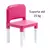 Mesa com Cadeira Princesinha Rosa - Styll Baby - Brinquedos Baby Run 