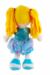 Boneca de Pano Lola Vestido Azul e Lilas - Bbr Toys - Loja - Brinquedos Baby Run 