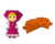 Conjunto Masha - Masha e o Urso - Estrela - Brinquedos Baby Run 