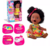 Boneca My Little Primeira Papinha (Negra) - Divertoys - Loja - Brinquedos Baby Run 