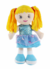 Boneca de Pano Lola Vestido Azul e Lilas - Bbr Toys - comprar online
