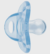 Chupeta De Silicone Azul - Baby Go - Loja - Brinquedos Baby Run 