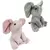 Elefante Pelucia Musical Mexe Orelhas - Bbr Toys