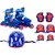 Kit Patins Inline Sonic Com Kit De Proteção 36/39 - Bbr toys - Brinquedos Baby Run 