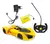 Carrinho de Controle Remoto Ferrari Sport Amarelo - Dm Toys - Brinquedos Baby Run 